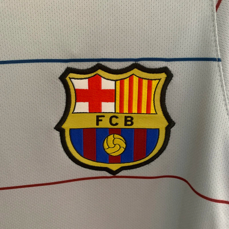 Camisa Retrô Barcelona Nike 2003/04 Masculino Cinza