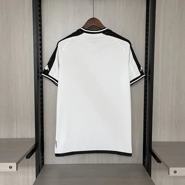 Camisa Vasco da Gama II Away 2024/25 Kappa Torcedor Masculino Branco e Preto