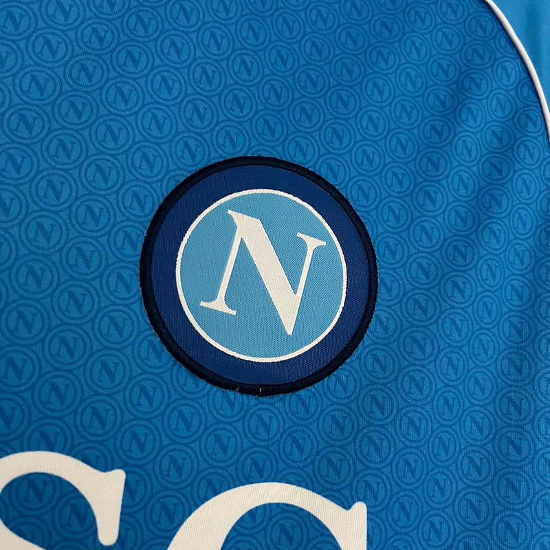 Camisa Napoli I Home 2023/24 Torcedor EA7 Masculino Azul