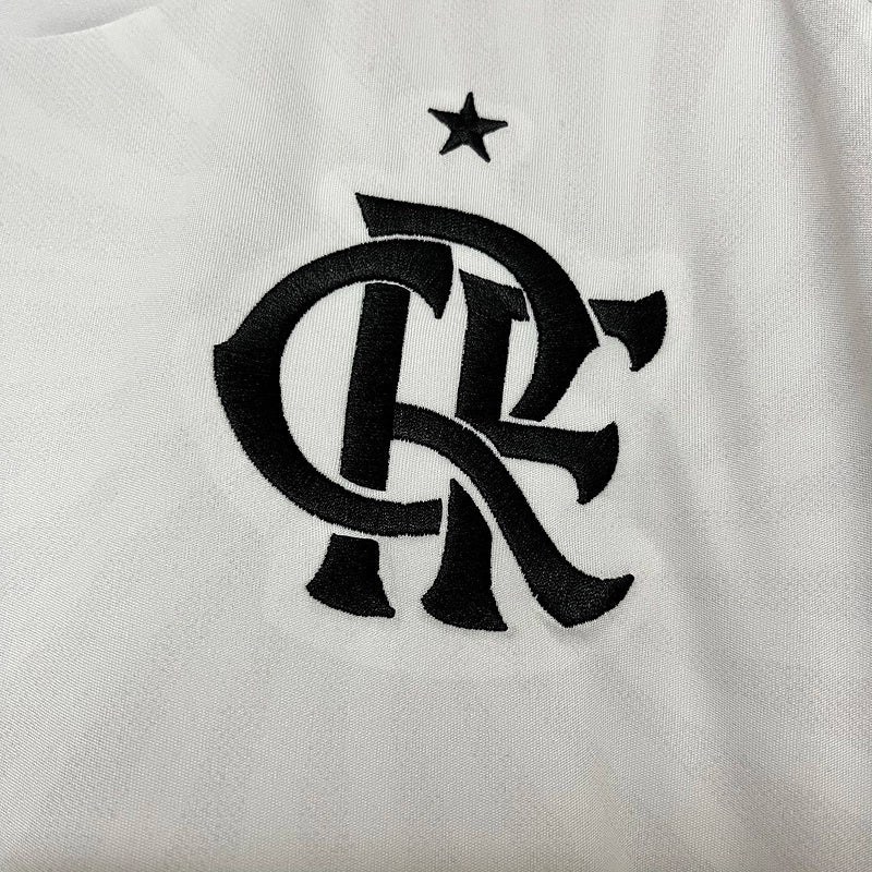 Camisa Flamengo Away 2024/25 Adidas Torcedor Masculino Branco