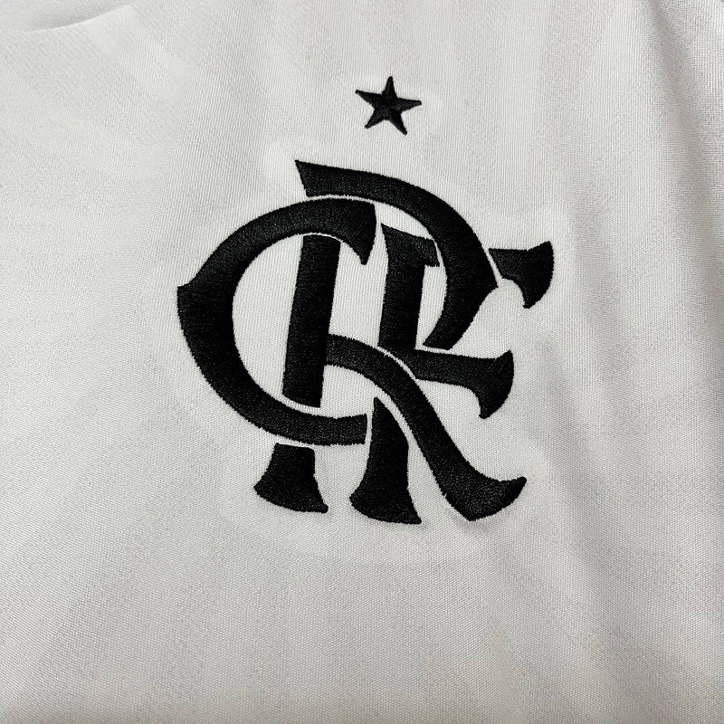 Camisa Flamengo II Away 2024/25 Adidas Torcedor Masculino Branco