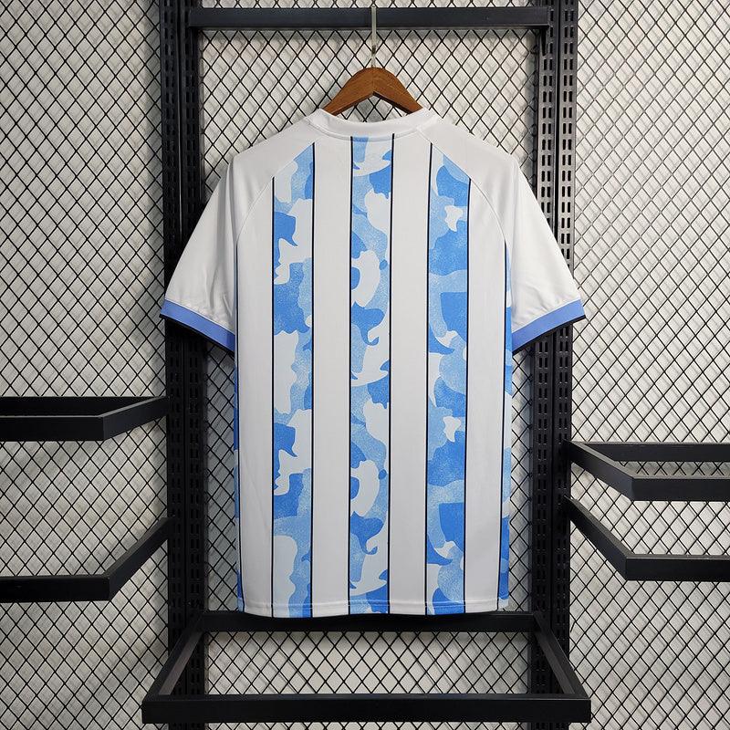 Camisa Grêmio Home 2023/24 Branca/Azul - Umbro