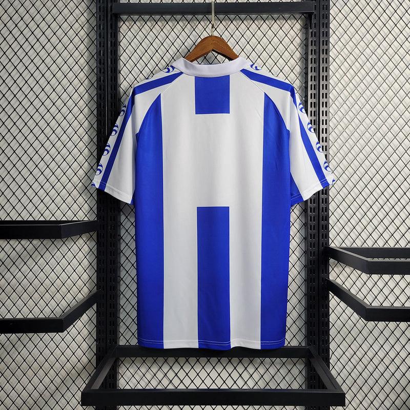 Camisa Retrô Espanyol I Home Massana 1984/89 Masculino Azul e Branco