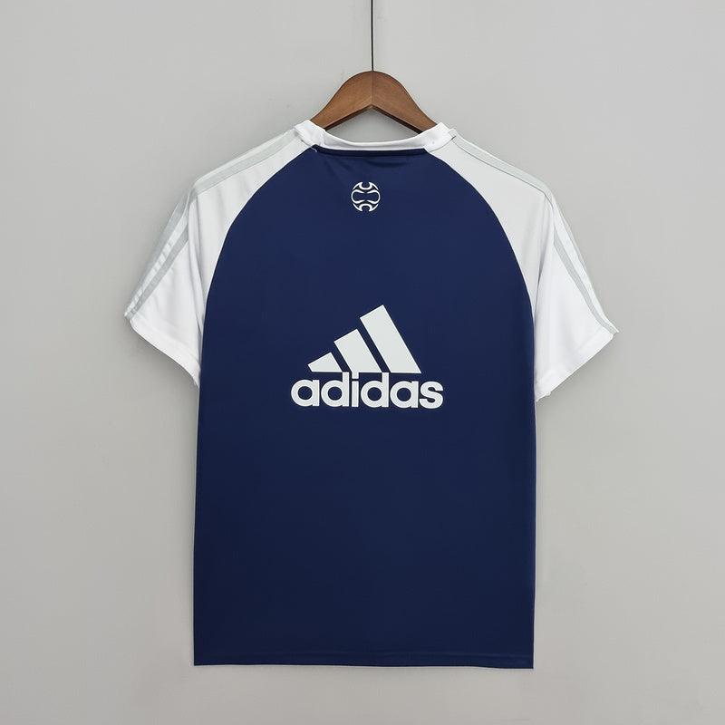 Camisa Real Madrid 22/23 treino -Adidas - azul e branco