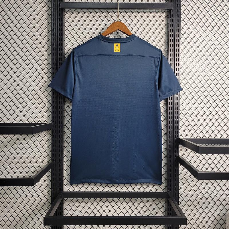 Camisa Al-Nassr Away Nike Torcedor 2023/24 Masculino Azul escuro