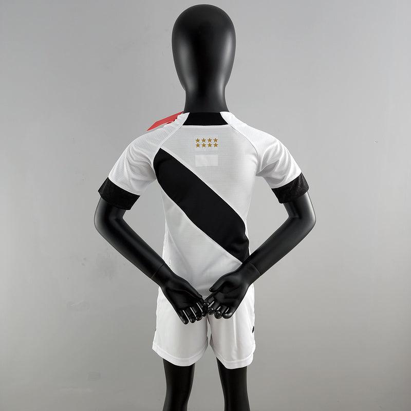 Conjunto Infantil Vasco Away Kappa 2022/23 - Branco