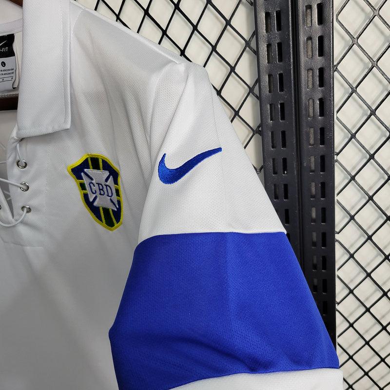 Camisa Retrô Brasil Nike 2004/05 Masculino Branco