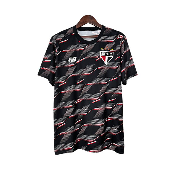 Camisa do Tricolor Paulista Pre Jogo 24/25 - Preto