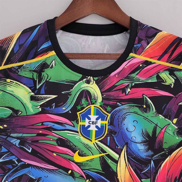 Camisa Brasil Edição "Tropical Triumph" Nike Torcedor Masculino