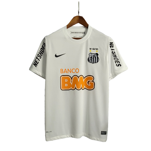 Camisa Retrô Santos I Home 2012/13 Neymar Nike Masculino Branco