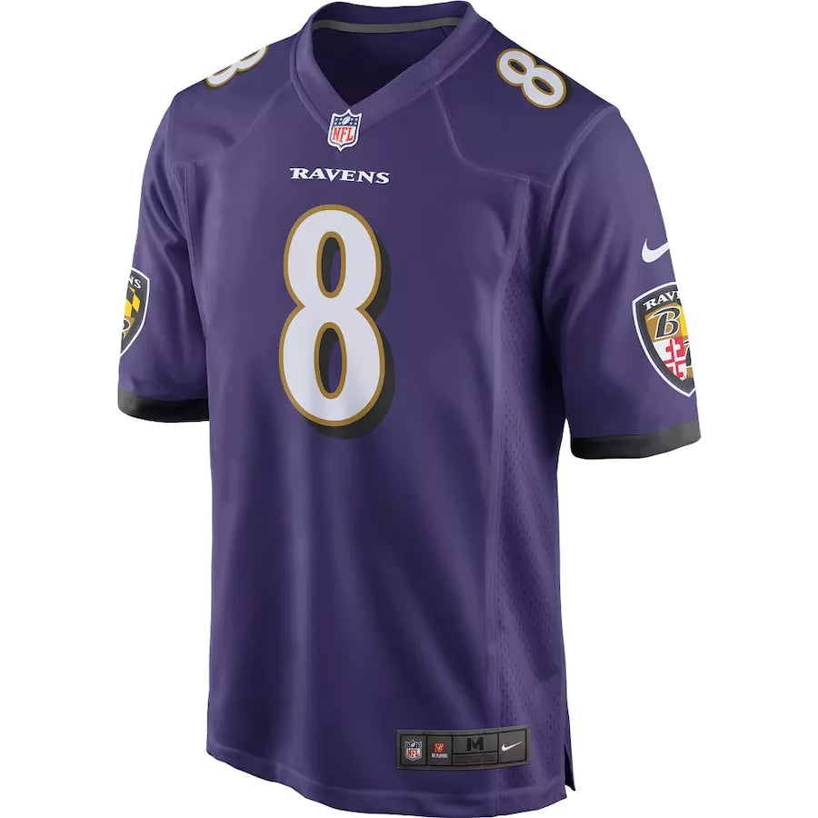 Camisa Baltimore Ravens Lamar Jackson Player Game Jersey