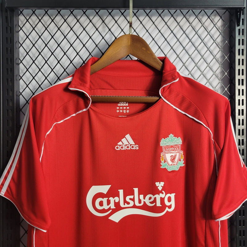 Camisa Retrô Liverpool Adidas 2006/07 Masculino Vermelho