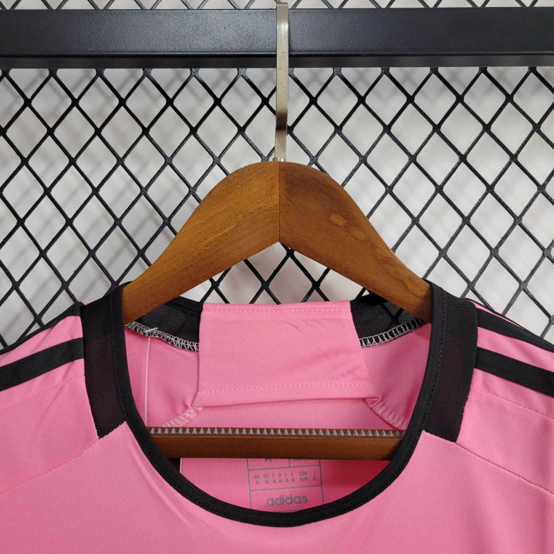 Camisa Inter Miami Adidas Torcedor 24/25 Feminina Rosa