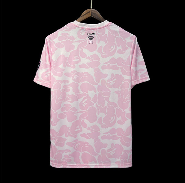 Camisa Bape Inter Miami Torcedor 23/24 Edição especial Rosa