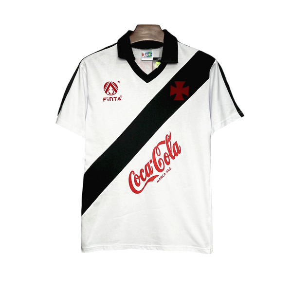Camisa Retrô Vasco da Gama Away 1988/89 Finta Masculino - Branco
