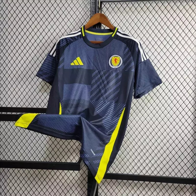 Camisa Escócia I Home Adidas Torcedor 2024/25 Azul Marinho