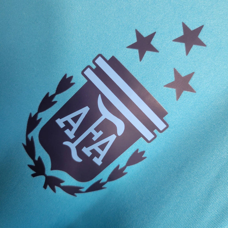 Camisa Seleção Argentina Adidas Treino - 2023 Torcedor Azul