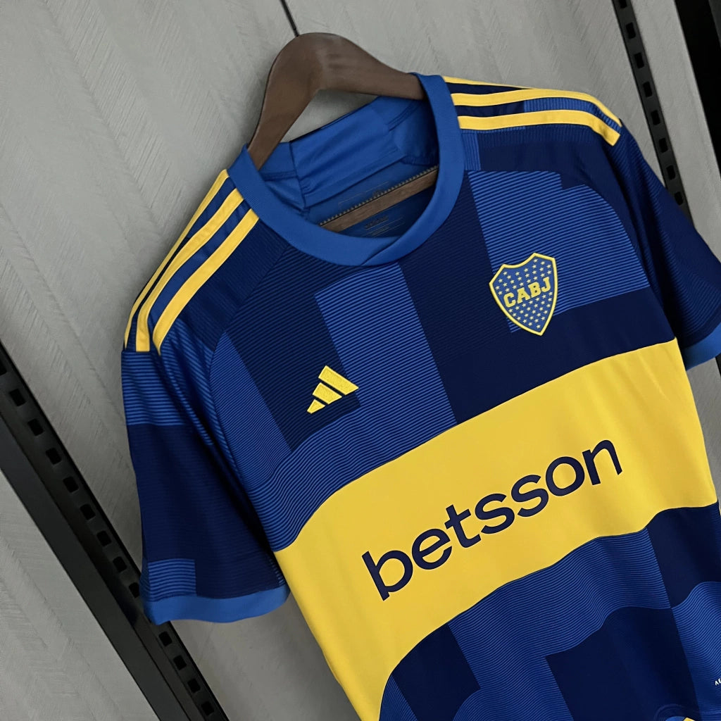 Camisa Boca Juniors I Home 2023/24 Torcedor Adidas Masculino Azul