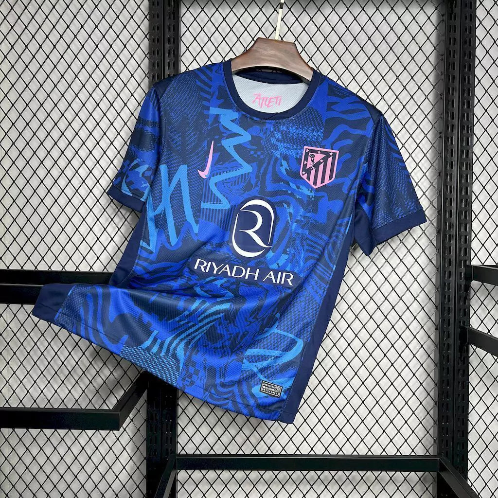 Camisa Atlético de Madrid III Third Nike Torcedor 2024/25 Masculino Azul