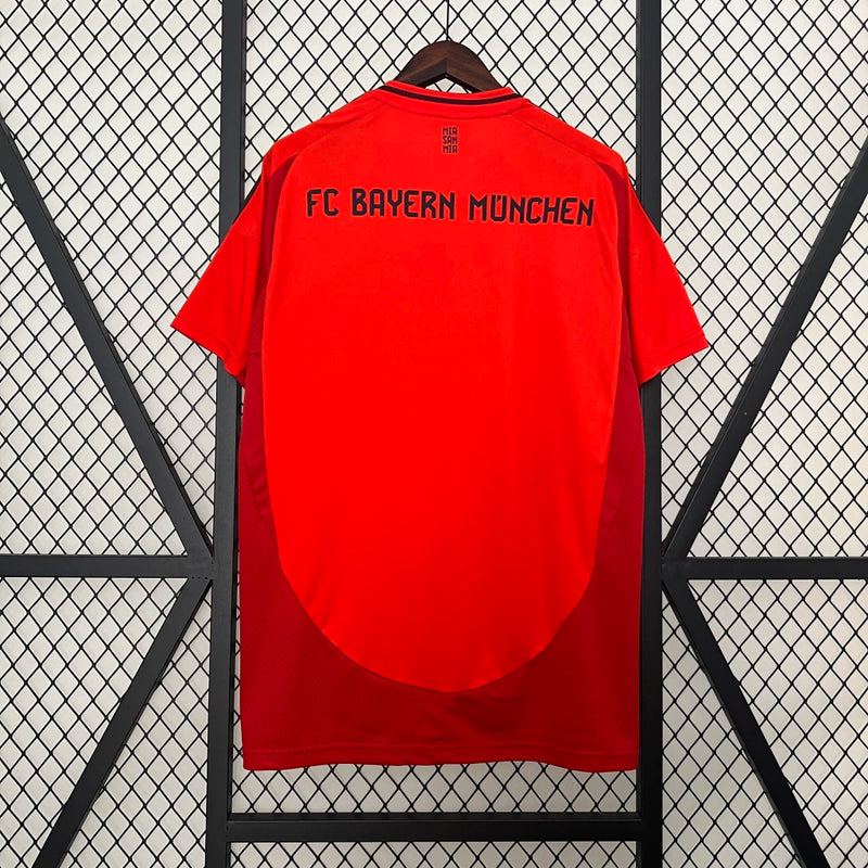 Camisa Bayern de Munique I Home Adidas Torcedor 2024/25 Masculino Vermelho