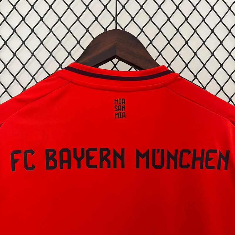 Camisa Bayern de Munique I Home Adidas Torcedor 2024/25 Masculino Vermelho