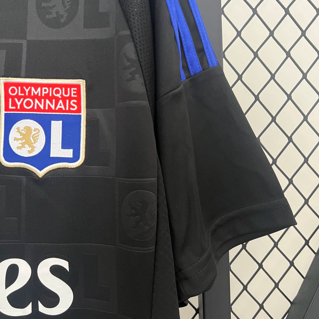 Camisa Lyon II Away 2024/25 Adidas Torcedor Masculino Preto