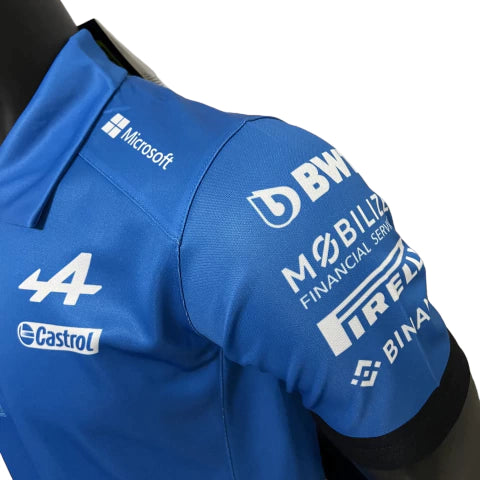 Camisa Fórmula 1 Alpine 23/24 - Masculina - Azul