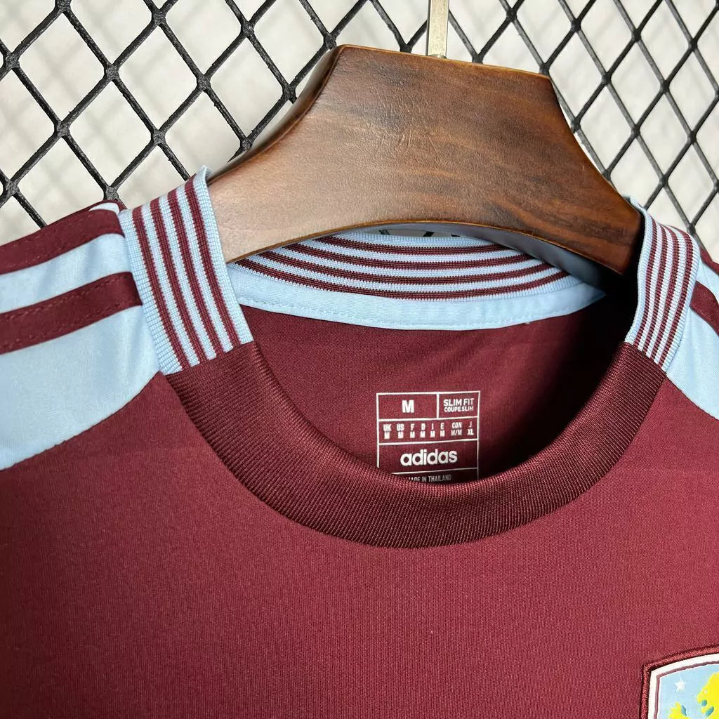 Camisa Aston Villa Adidas I Home 2024/25 Masculino Grená