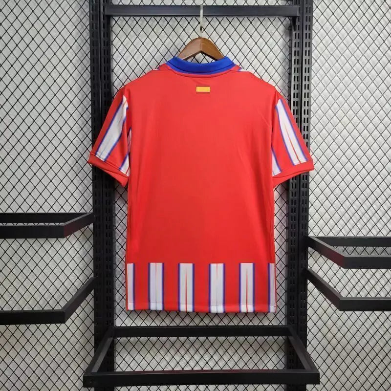 Camisa Atlético de Madrid I Home Nike Torcedor 2024/25 Masculino Vermelho e Branco