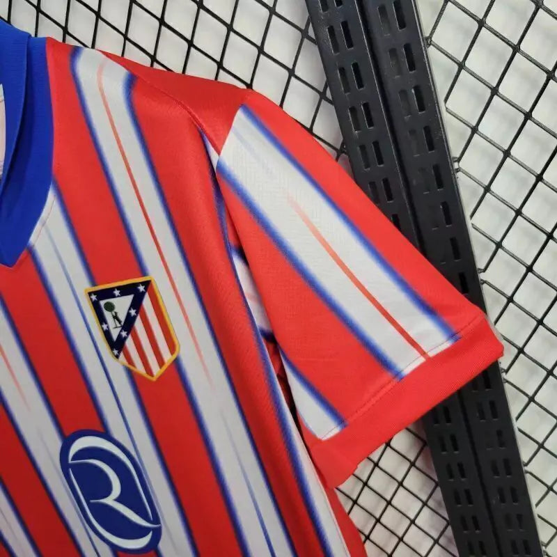 Camisa Atlético de Madrid I Home Nike Torcedor 2024/25 Masculino Vermelho e Branco