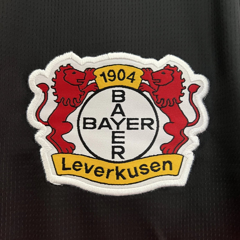 Camisa Bayer Leverkusen Home I Castore Torcedor 2023/24 Masculino Preto