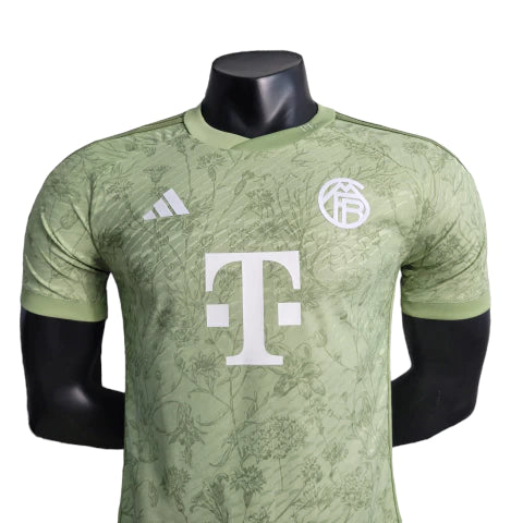 Camisa Bayern de Munique 23/24 Jogador Adidas Masculina - Verde