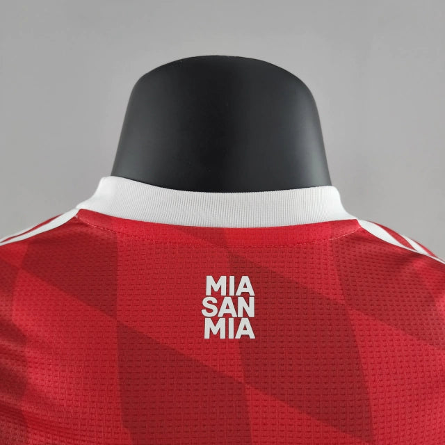 Camisa Bayern de Munique 10 Títulos Alemães 22/23 Jogador Adidas Masculina - Vermelho