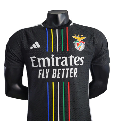 Camisa Benfica 23/24 Jogador Adidas Masculina - Preto