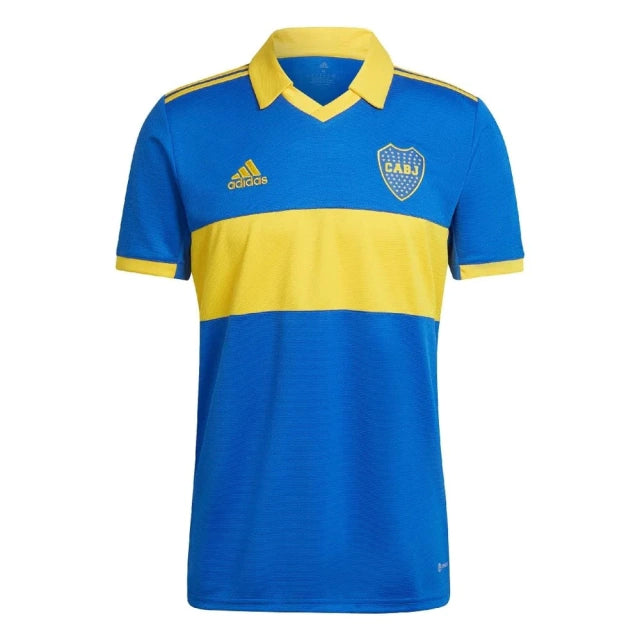 Camisa Boca Juniors Home 22/23 Torcedor Adidas Masculina - Azul e Amarela