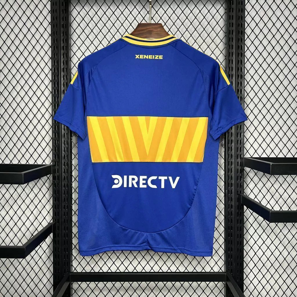 Camisa Boca Juniors I Home 2024/25 Adidas Torcedor Masculino Azul e Amarelo