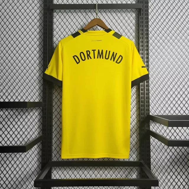 Camisa Borussia Dortmund I Puma Torcedor 2022/23 Masculino Amarelo e Preto