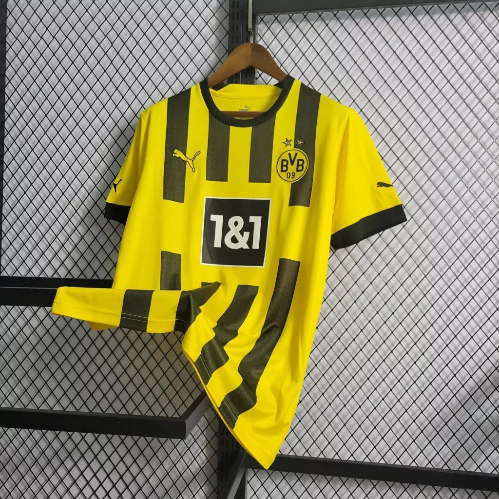 Camisa Borussia Dortmund I Puma Torcedor 2022/23 Masculino Amarelo e Preto