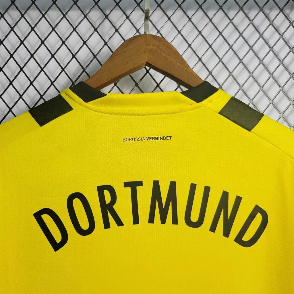 Camisa Borussia Dortmund I Puma Torcedor 2022/23 Masculino Amarelo e Preto