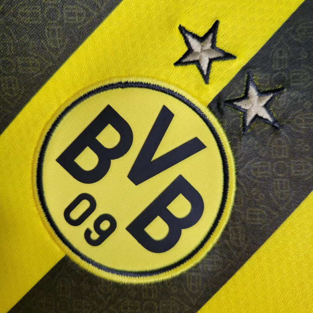 Camisa Borussia Dortmund I Puma Torcedor 2022/23 Masculino Amarelo e Preto