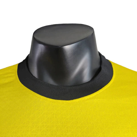 Camisa Borussia Dortmund Home 23/24 Jogador Puma Masculina - Amarelo e Preto
