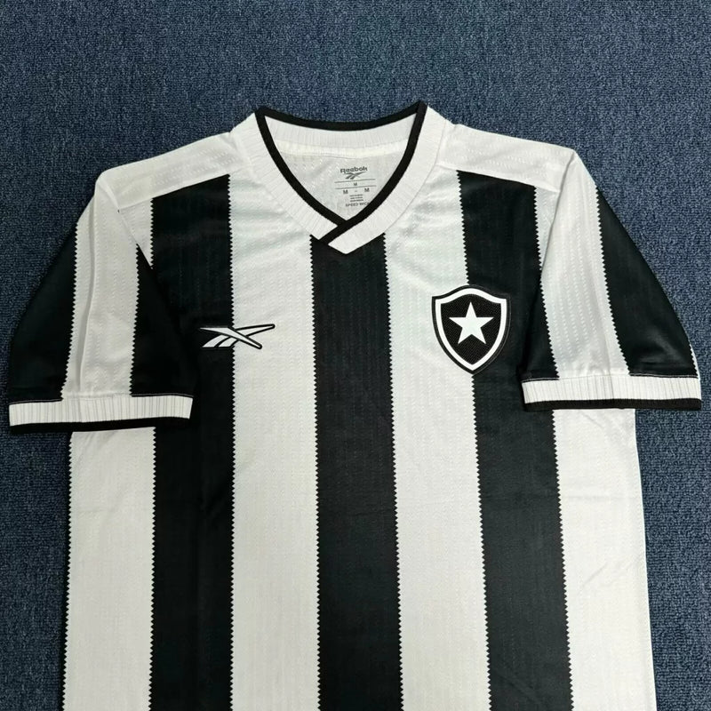 Camisa Botafogo I Home 2024/25 Torcedor Masculino Preto e Branco