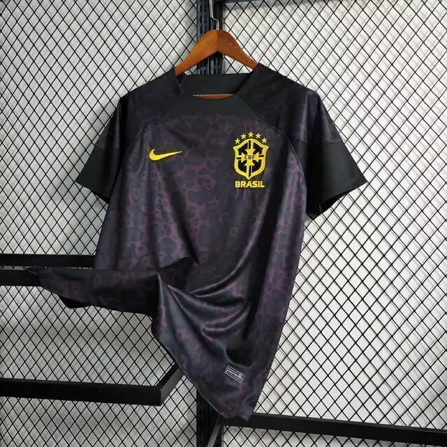 Camisa Nike Brasil Goleiro 2022/23 Torcedor Masculino Preto