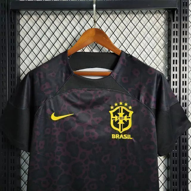 Camisa Nike Brasil Goleiro 2022/23 Torcedor Masculino Preto