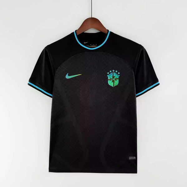 Camisa Brasil Refletiva Nike Torcedor Masculino - Preta