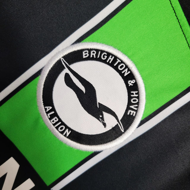 Camisa Brighton Away 23/24 - Torcedor Nike Masculina - Verde e Preto