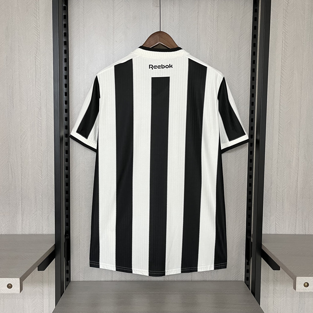 Camisa Botafogo I Home 2024/25 Torcedor Masculino Preto e Branco