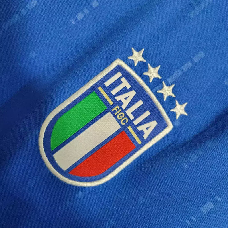 Camisa Seleção Itália Adidas Torcedor 2024/25 Masculino Azul