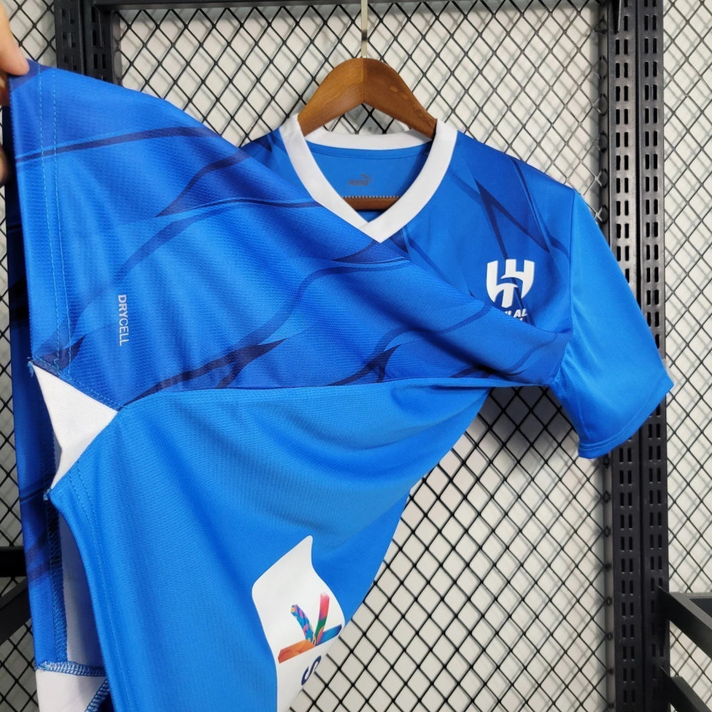 Camisa Al-Hilal Saudi I Home Puma Torcedor 2023/24 Masculino Azul