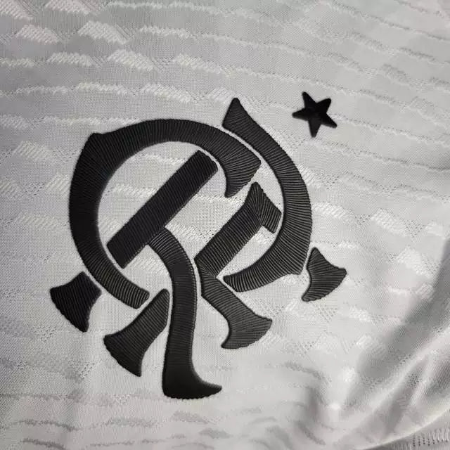 Camisa Flamengo Away Adidas jogador 2024/25 Masculino Branco